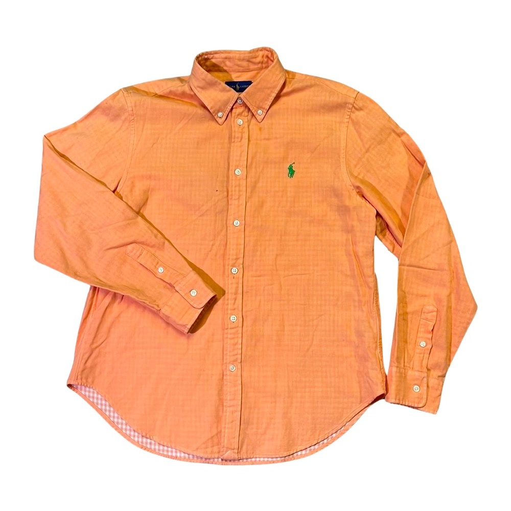 Polo Ralph Lauren Orange Casual Button Down Shirt